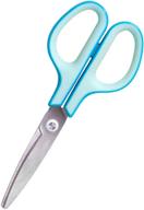 🔷 precision plus fit cut curve scissors - small, blue (35050) logo