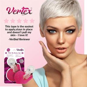 img 1 attached to Лента для макияжа Vertex Beauty: идеальный контур глазок и теней с точностью - водостойкий гель-подводка и наклейка для идеально заточенных угловых стрелок, пересеченного складочного макияжа и век