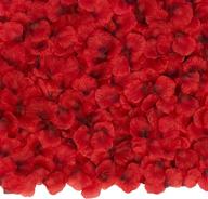 🌹 dark red silk rose petals - 3000 pieces for valentine's day & wedding flower decoration logo