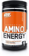 🍊 оптимальное питание amino energy - предтренировочный комплекс: зеленый чай, всаа, аминокислоты, подходит для кето-диеты, экстракт зеленого кофе - апельсиновый кулер, 30 порций логотип