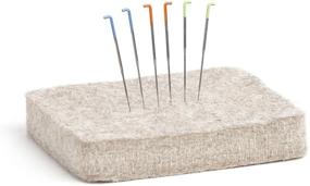 img 2 attached to Ultimate Needle Felting Craft Starter Kit: Premium Tools and Supplies for Beginners, Adults, and Kids 🧶 - Includes 17 Colors Wool, 15 Color Coded Needles, Sharps Container, Pad, Leather Finger Guards, and Storage Case