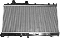 tyc 13091 08-14 subaru impza wrx h4 mt 1r pa(base/premium) radiator logo