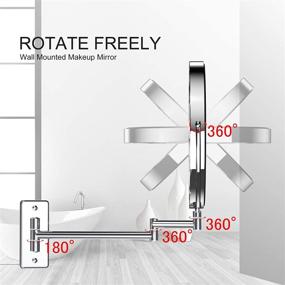img 1 attached to Gospire Upgraded Magnification Double Sided Mirror，Polished