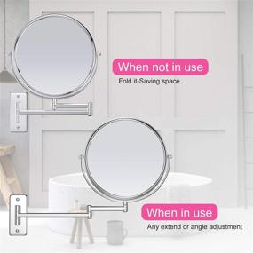 img 2 attached to Gospire Upgraded Magnification Double Sided Mirror，Polished