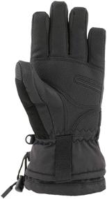 img 1 attached to Swany X Over Junior Gloves Black: Stylish, Reliable Winter Wear for Young Adventurers