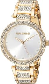 img 2 attached to Steve Madden Fashion Watch Model Women's Watches for Wrist Watches