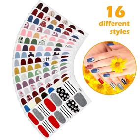 img 2 attached to Pieces Stripes Stickers Self Adhesive Manicure