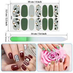 img 3 attached to Pieces Stripes Stickers Self Adhesive Manicure