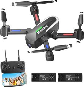 img 4 attached to 🎥 Makerfire Live Video Drone with Camera - RC Quadcopter for Adults, Beginners, and Kids, FPV WiFi Drones HD 1080P featuring Altitude Hold, Foldable Remote Control Quad Copter, and Extended Flight Time