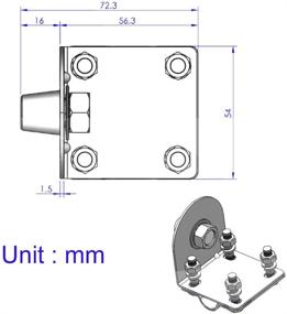 img 2 attached to UngSung Stainless Mounting Bracket Antenna