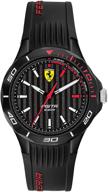 ferrari pista quartz watch silicone logo