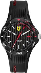 img 4 attached to Ferrari Pista Quartz Watch Silicone