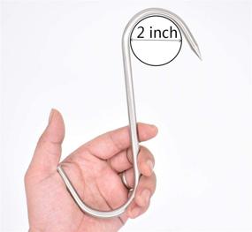 img 1 attached to HONSHEN S Hooks Stainless Processing 8Inch8Mm4P