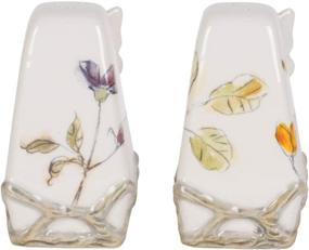 img 3 attached to 🦋 Fitz and Floyd Butterfly Fields Salt and Pepper Shaker Set: Vibrant Multicolored Addition for Your Table