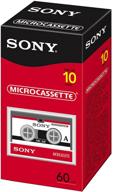 📼 sony 60 minute micro cassette 10-pack: limited availability by manufacturer logo