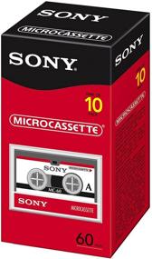 img 1 attached to 📼 Sony 60-минутная микрокассета 10 штук: Ограниченная доступность от производителя