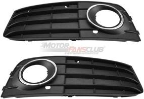 img 3 attached to 🚘 MotorFansClub Front Bumper Fog Light Lamp Grille Cover - Compatible with Audi A4 B8 A4L 2009-2011 (2PCS)