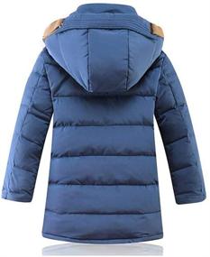 img 3 attached to 🧥 Heavyweight Black Boys' Mallimoda Hooded Bubble Clothing and Jackets & Coats