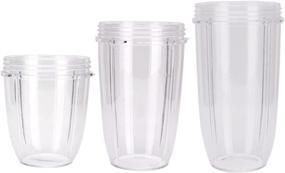 img 3 attached to 🥤 NutriBullet Blender Accessories - 7-Piece Preferred Parts Cups & Blade Replacement Set Compatible with NutriBullet Blender