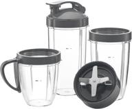 🥤 nutribullet blender accessories - 7-piece preferred parts cups & blade replacement set compatible with nutribullet blender logo