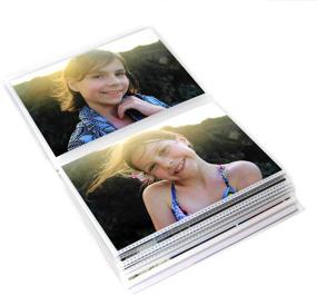 img 1 attached to 📷 CocoPolka Альбом для фотографий водяными красками 4x6, упаковка из 3 - вмещает 48 фотографий каждый. Съемные, гибкие обложки.