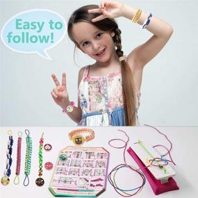 img 3 attached to 🌈 IQKidz Friendship Bracelet Maker Kit: Boosting Creativity and Friendship through Bracelet Crafting