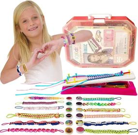img 4 attached to 🌈 IQKidz Friendship Bracelet Maker Kit: Boosting Creativity and Friendship through Bracelet Crafting