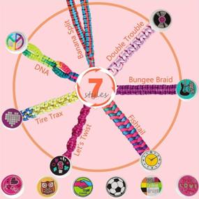 img 2 attached to 🌈 IQKidz Friendship Bracelet Maker Kit: Boosting Creativity and Friendship through Bracelet Crafting