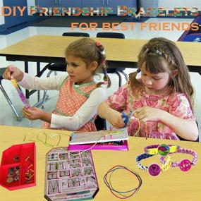 img 1 attached to 🌈 IQKidz Friendship Bracelet Maker Kit: Boosting Creativity and Friendship through Bracelet Crafting