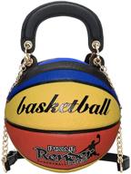 🏀 adjustable women's shoulder messenger handbags for basketball with included wallets logo