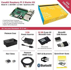 img 3 attached to 🎮 CanaKit комплект Raspberry Pi 3 Complete Starter Kit - 32 ГБ Edition: Включите свои проекты Pi с удобством все-в-одном