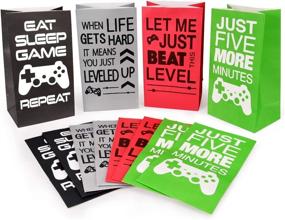 img 2 attached to 🎮 Game On Party Supplies: 24 Pieces of Video Game Goodie Bags and Bracelets - Perfect for Kids Birthday Party