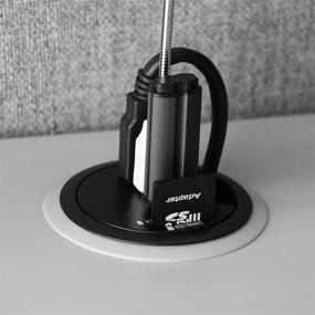 img 2 attached to 🔌 SEDNA - Convenient 2.5" Grommet Hole Desk Hub/Charger with SD Card Reader and USB 3.1 Gen I - Simplify Your Desk Setup!