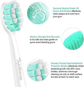 img 1 attached to 8-Pack Replacement Toothbrush Heads for Phillips Sonicare Electric Toothbrush - Compatible with DiamondClean, Protectiveclean, Dailyclean, 2 Series, Plaque Control, C2, C3, W2, G2, HX9023