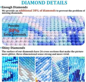 img 1 attached to Offito Diamond Painting Beginners Rhinestone Crafting in Mosaic Making