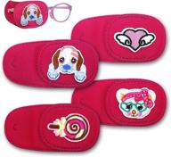 👀 astropic 4pcs right eye patches for kids glasses - pink - enhanced seo logo