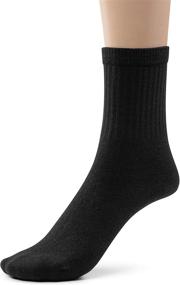 img 3 attached to Optimized Search: 3-Pack of Cotton Crew Dress Socks in School Uniform Colors for Boys
