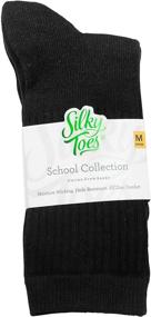 img 2 attached to Optimized Search: 3-Pack of Cotton Crew Dress Socks in School Uniform Colors for Boys
