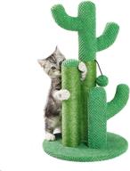 🌵 kilodor cactus cat scratching post: 3 sisal scratching poles & ball - ultimate kitten scratcher tree logo