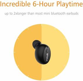 img 2 attached to FOCUSPOWER F10: Mini Bluetooth Earbud with 6-Hour Playtime for iPhone & Android