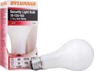 🌞 sylvania 15w 3 way a21 incandescent security light bulb - brighten your space with 3 adjustable intensity settings - soft white finish - 1 pack (18009) logo