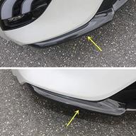 🚗 ziwen sports style carbon fiber front bumper lip molding cover trim for toyota camry 2018 (se xse) logo