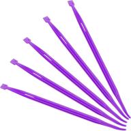🧵 набор инструментов для шитья thang sewing tools accessories thread rubber band - 5 предметов для шитья в фиолетовом цвете. логотип