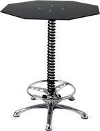 🏎️ rev up your space with the pitstop furniture bt7000b crew chief bar table in sleek black logo