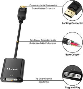 img 2 attached to Moread DisplayPort Gold Plated Compatible Projector Accessories & Supplies