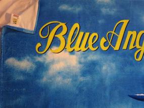 img 1 attached to Get Summer Ready with the Blue Angels Licensed Brazilian Velour Beach Towel - 30x60 inches!