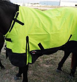 img 1 attached to Light Winter Blanket - 1200D Turnout Horse Sheet, Ideal for Winter Weather, Blanket 344