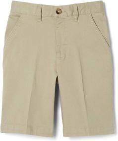 img 2 attached to 🩳 French Toast Boys' Adjustable Waist Flat Front Shorts