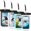 procase universal cellphone waterproof pouch dry bag underwater case for iphone 13 12 pro max 11 pro max 13 mini xs max xr x 8 7 6 logo