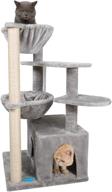 🐱 ultimate multi-level cat tree condo furniture with sisal-covered scratching posts - perfect for kittens, cats, and pets logo